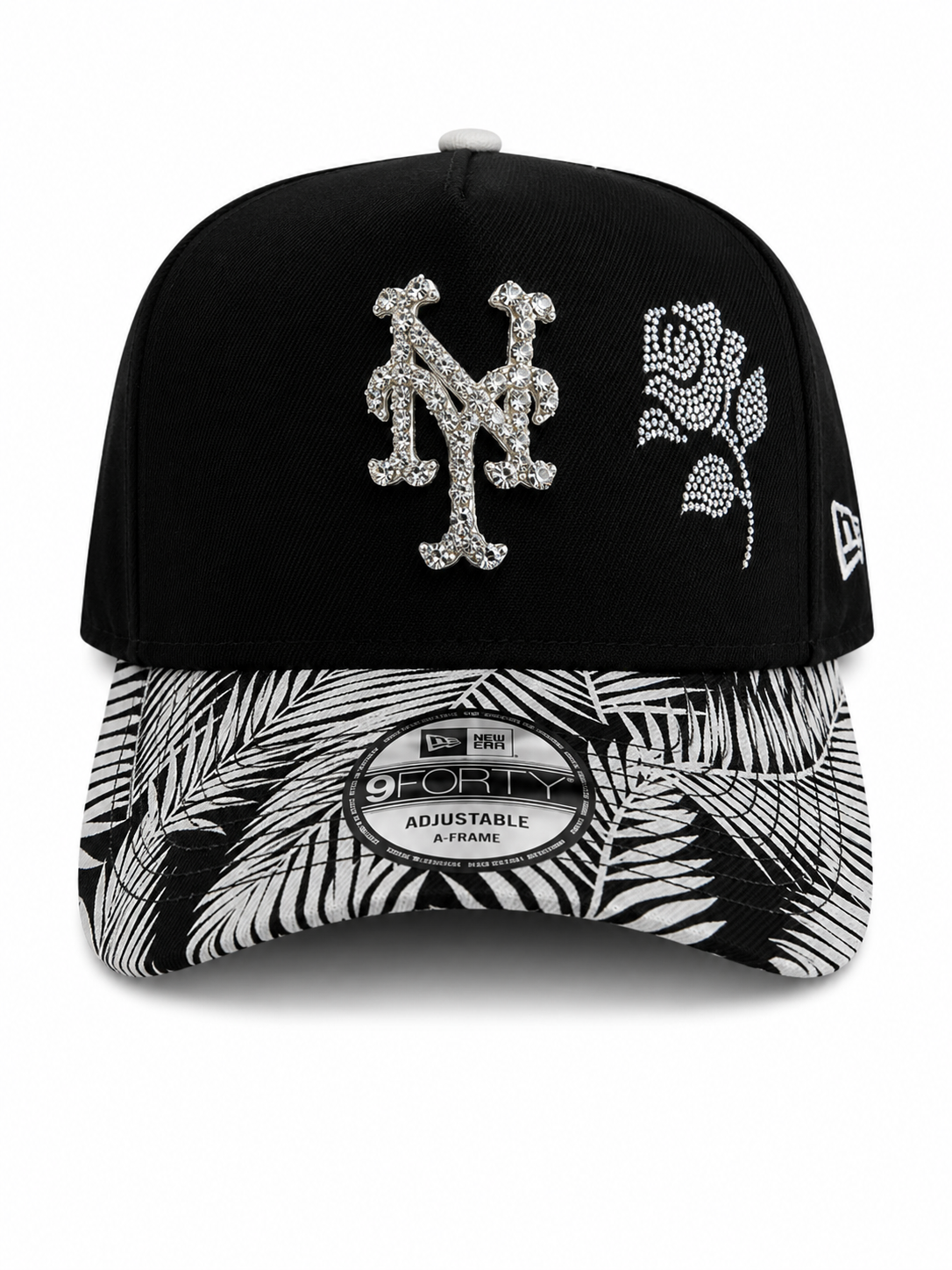 Polanco Caps New York Mets Iced-Out Black Hat