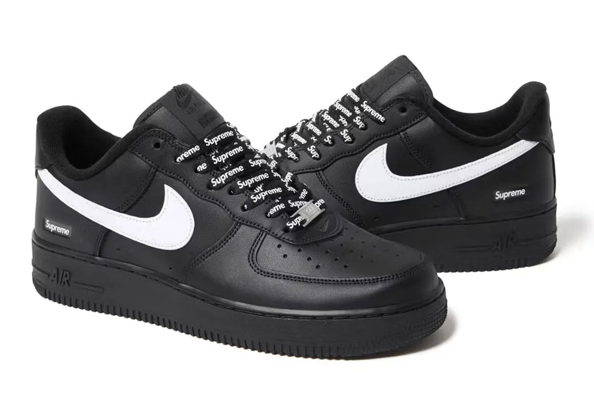 SUPREME Black/White Air Force 1