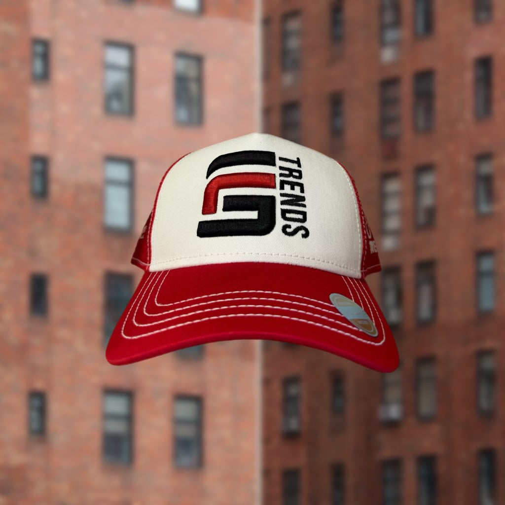 F&G Red and White Trucker SnapBack
