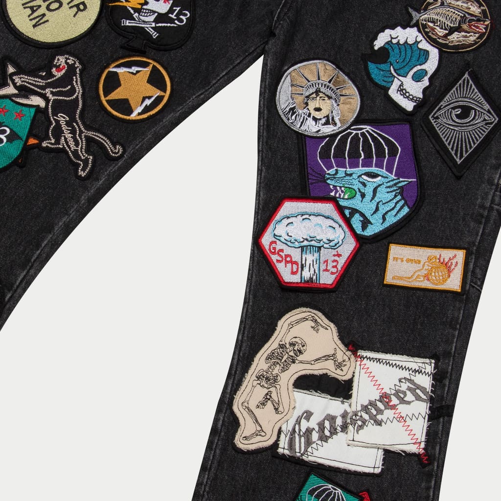 GODSPEED Patchwork Denim (black)
