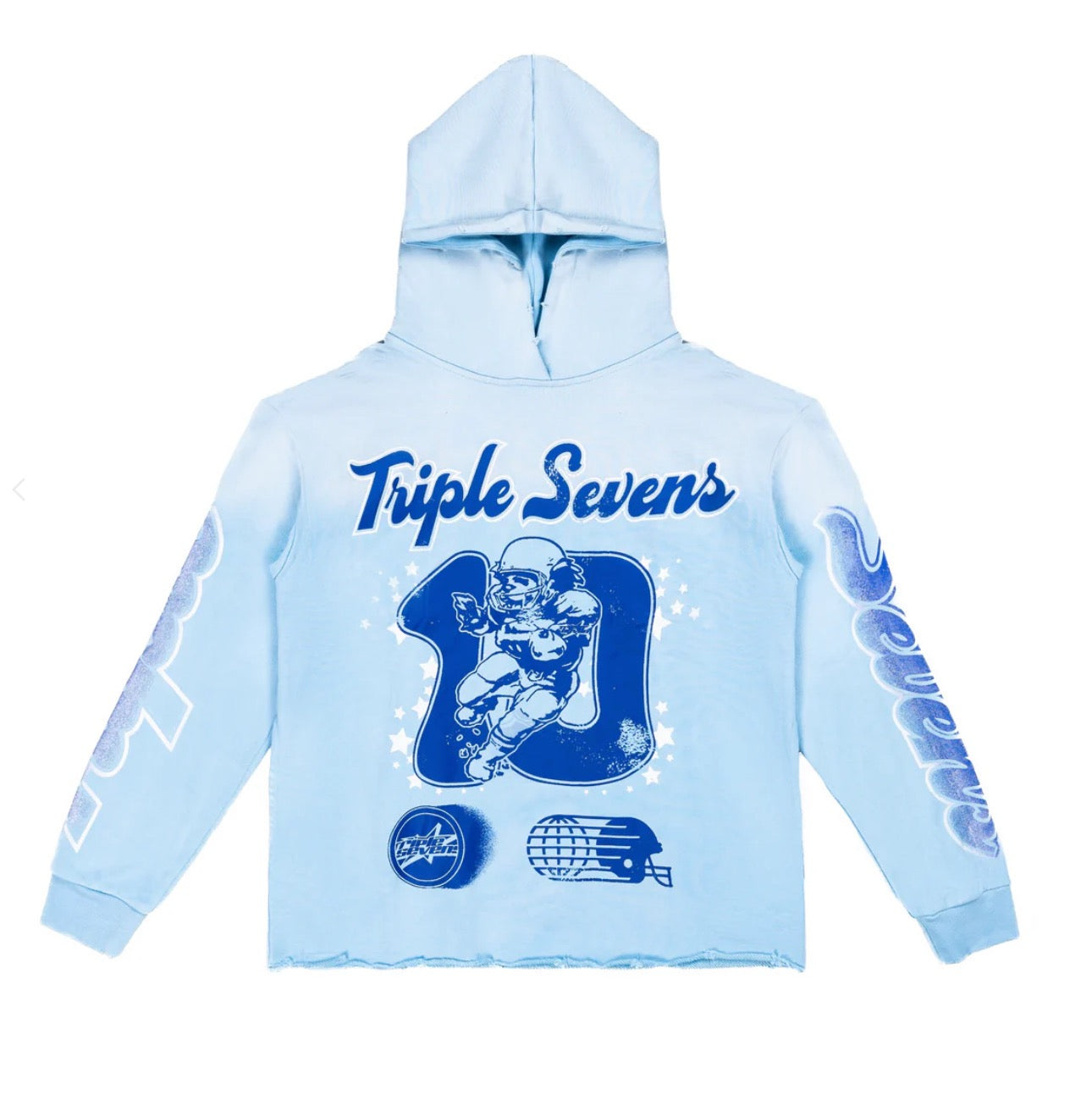 TRIPLE SEVENS All Star Football Hoodie (blue)