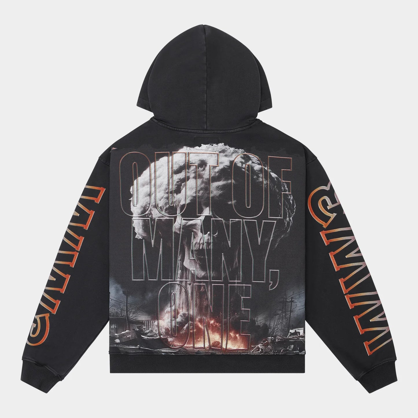 GODSPEED Code Red Hoodie (Black wash)