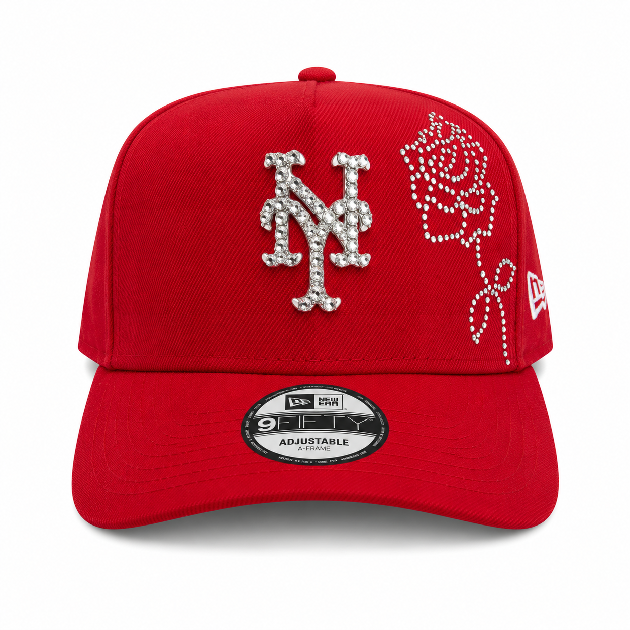 Polanco Caps New York Mets Iced-Out Red Hat