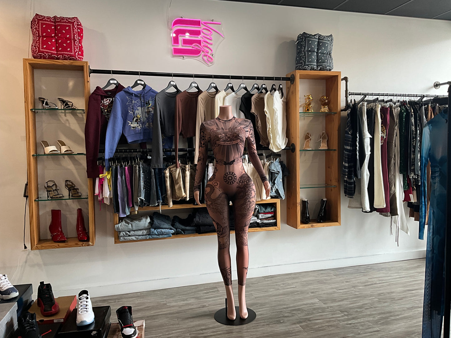 WOMEN’S MESH JUMPSUIT