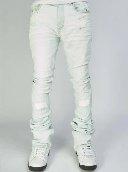 POLITICS LIGHT BLUE WASH-SUPER STACKED