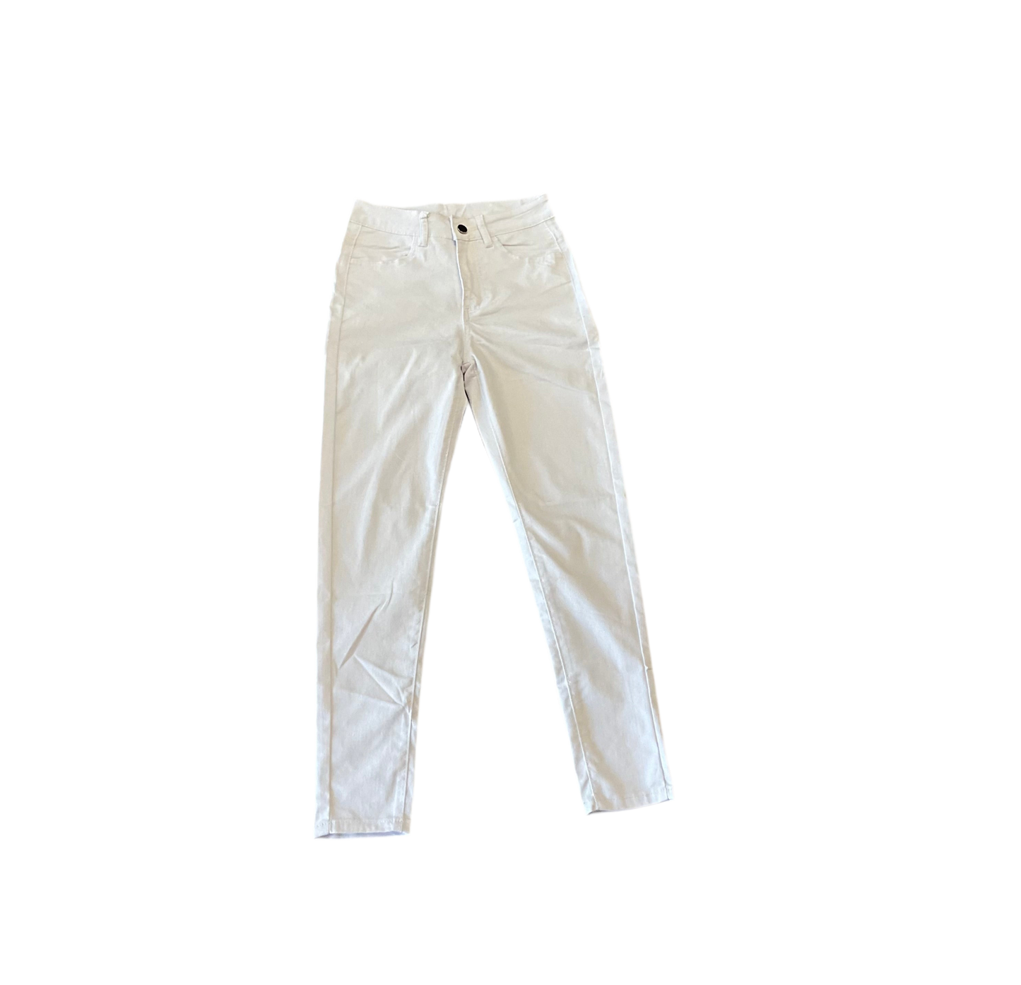 Vogue Women’s White Skinny Stretch Jeans