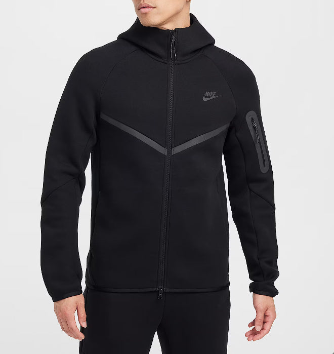 Nike Men's Tech Fleece Full-Zip Windrunner Hoodie Black