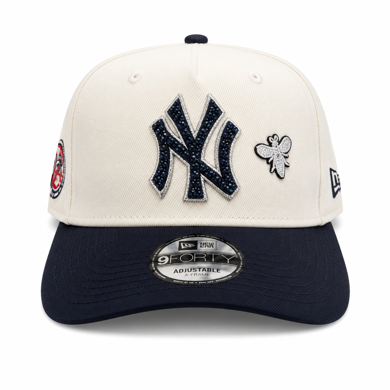 Polanco Caps New York Yankees Iced-Out Black and Beige Hat