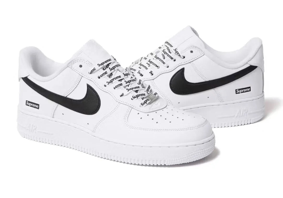 SUPREME White/Black Air Force 1