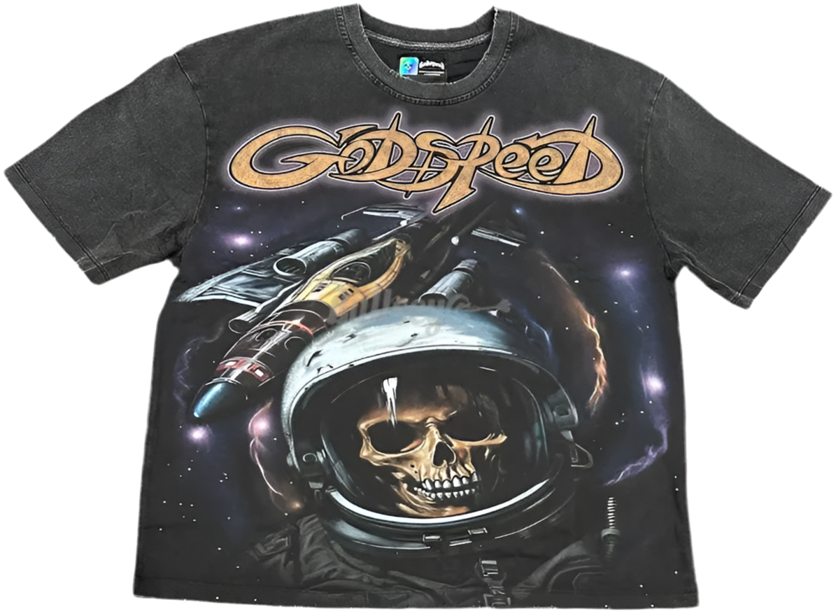 GODSPEED Space Traveler Tee (Black Wash)