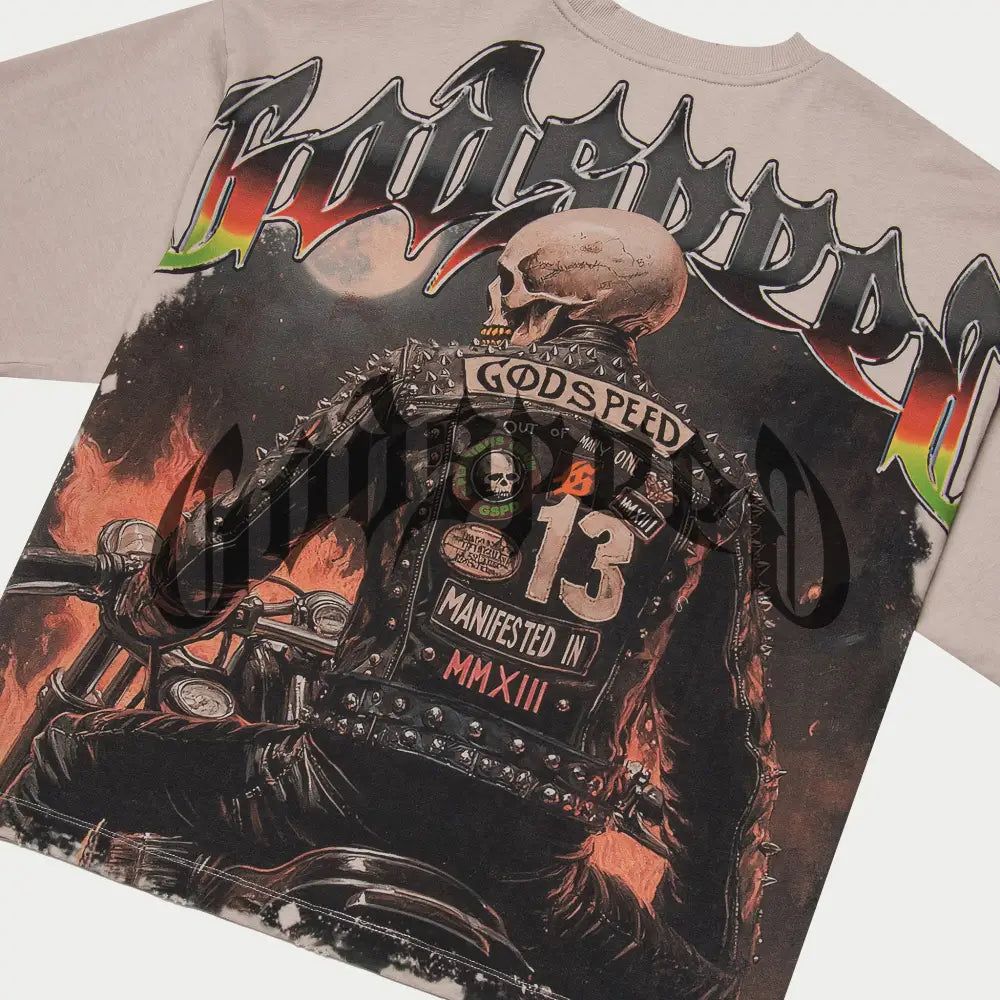 GODSPEED Biker Nation Tee (stone wash)