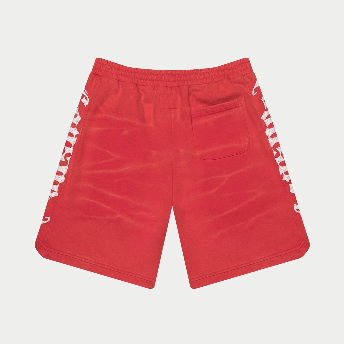 GODSPEED Court Side Tie Dye Sweatshorts (red)