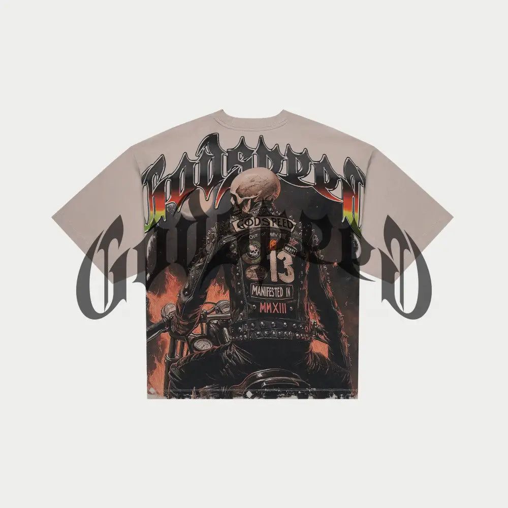 GODSPEED Biker Nation Tee (stone wash)