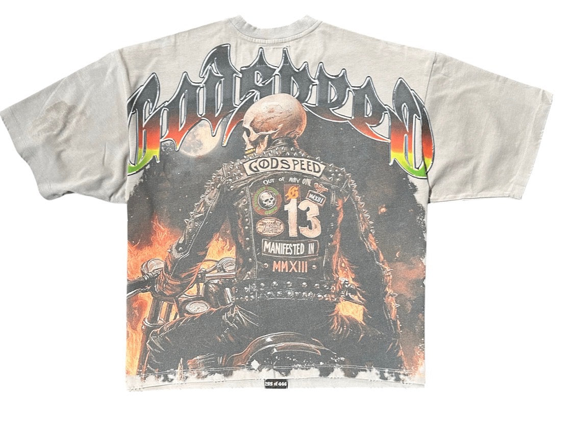 GODSPEED Biker Nation Tee (stone wash)