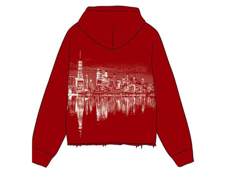 MR.WAVE Libertad Wave Hoodie (red)