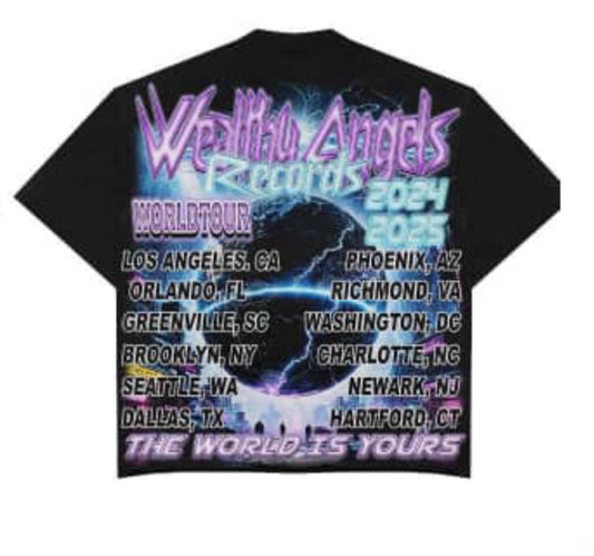 WEALTHY ANGELS World Tour Tee