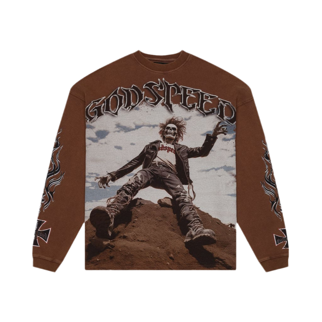 GODSPEED Rocker LS Thermal T-shirt (brown)