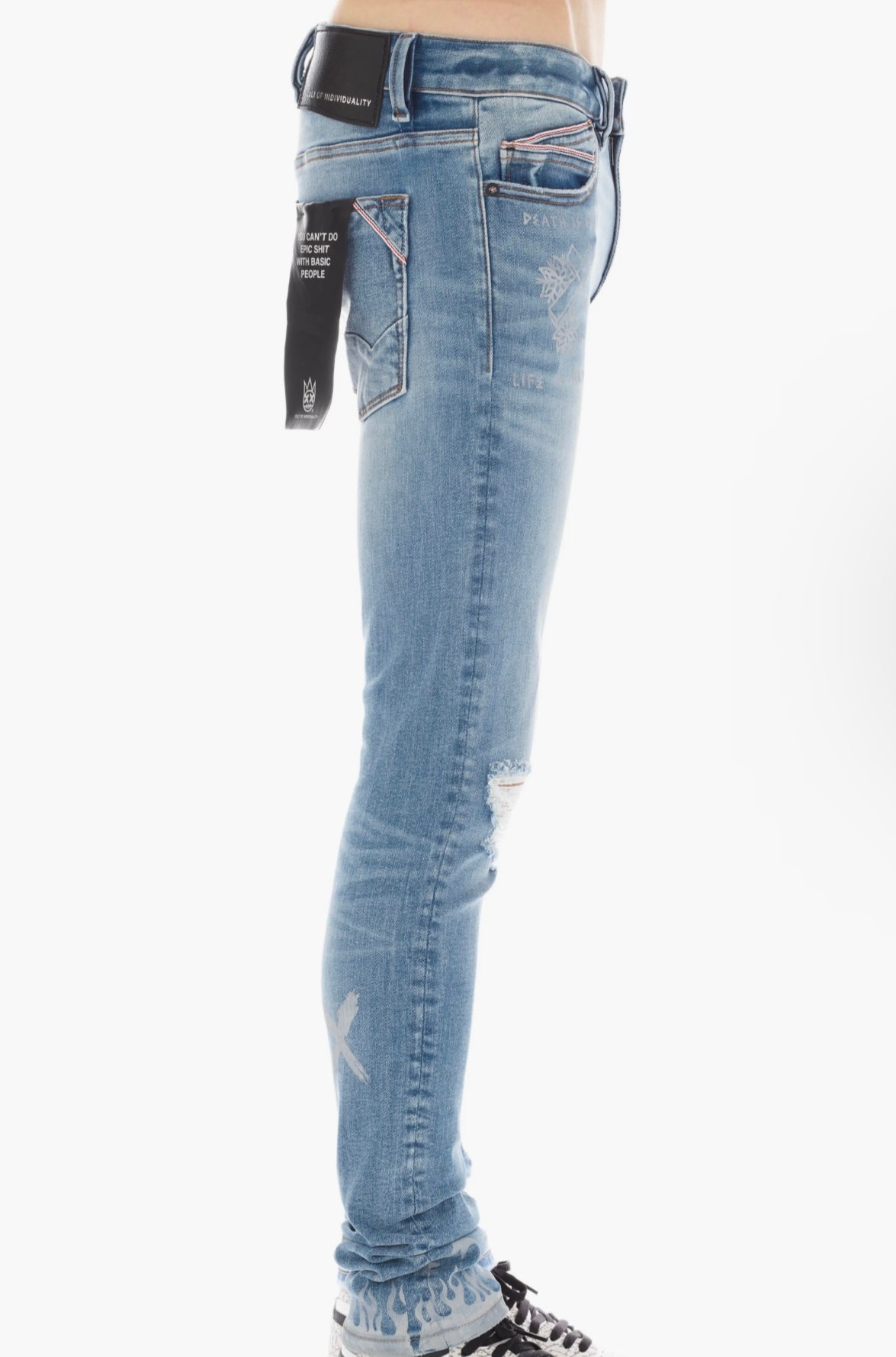 Cult of Individuality “PUNK SUPER
SKINNY IN IDOL” Jeans