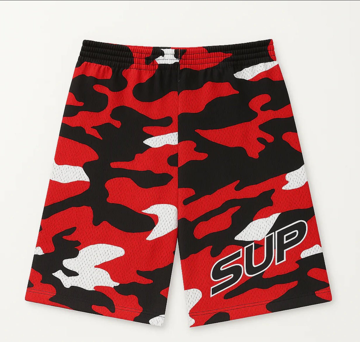 SUP Red Camo Shorts