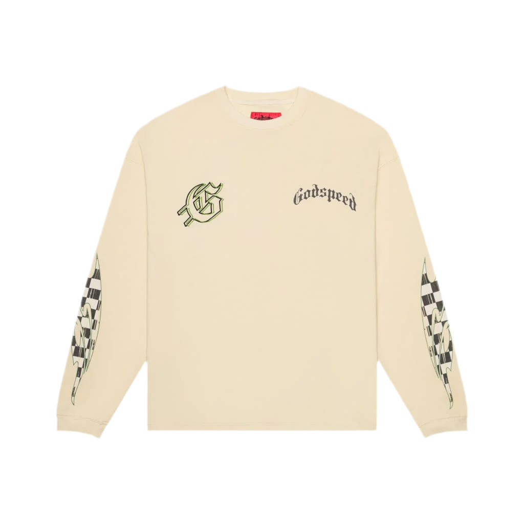 GODSPEED Crashout LS T-shirt (bone)