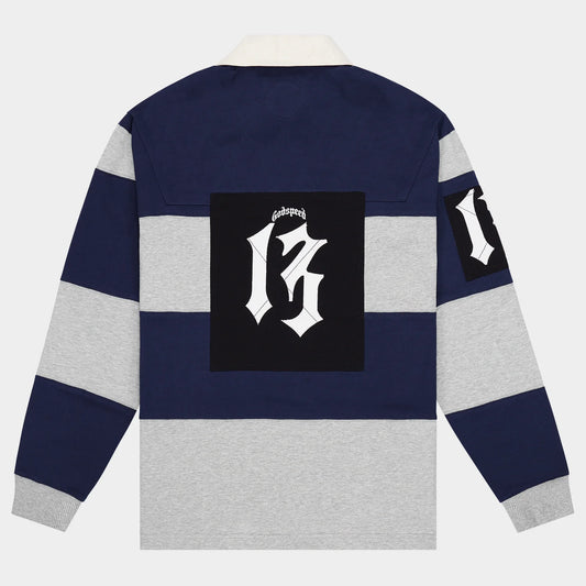 Godspeed Classic Field Rugby Shirt (Navy/Heather)