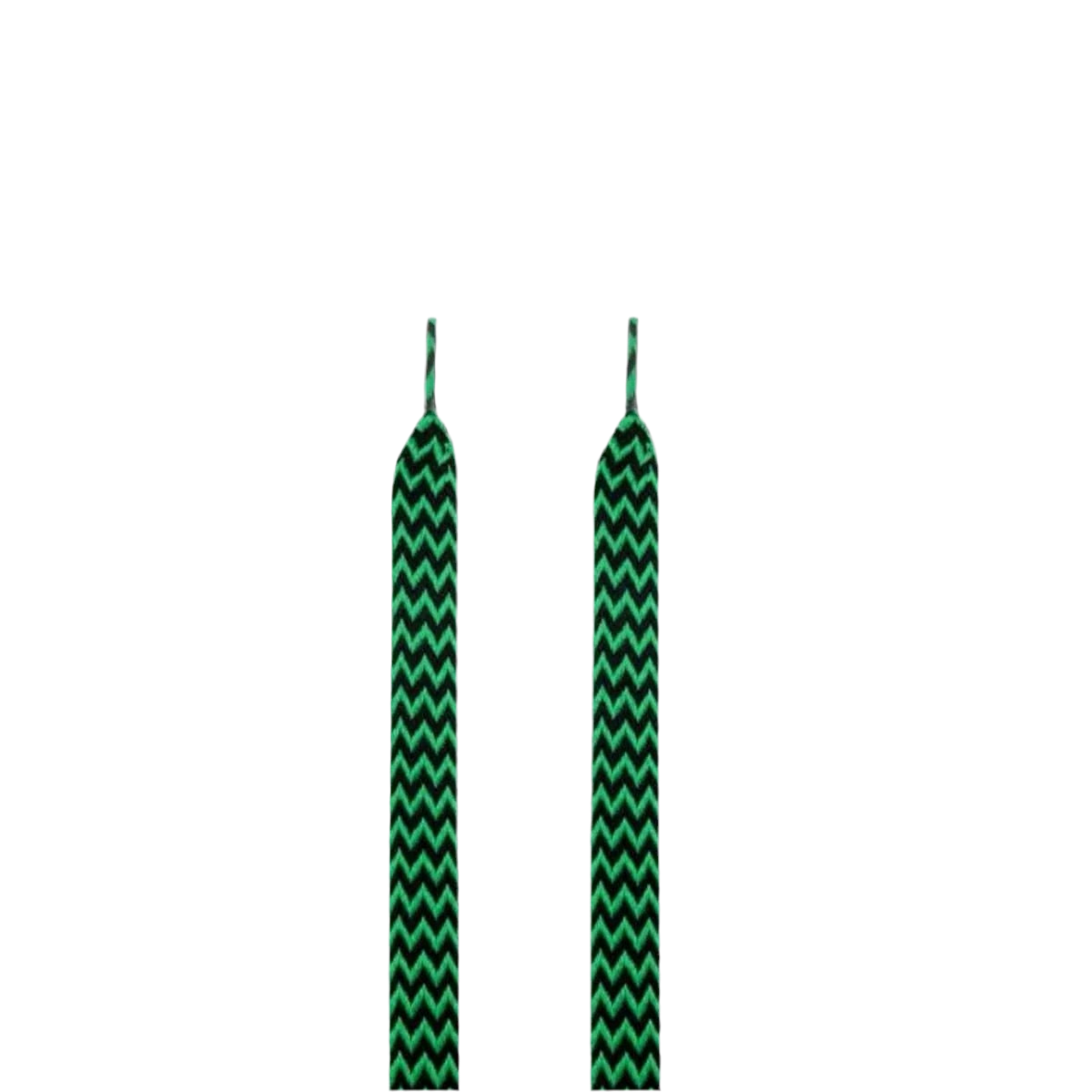 KICKS Fat Shoe Laces (Green/Black)