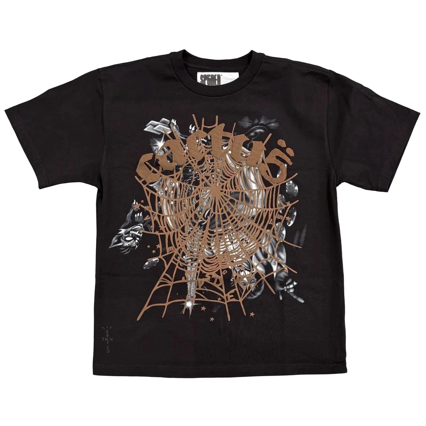 SP5DER Cactus Jack Airbrush Tee