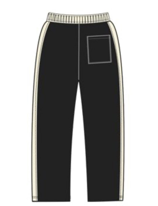 MR.WAVE Distressed Wave Sweatpants (black)