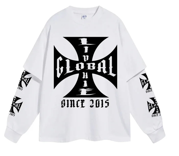 LIV HIE GLOBAL LS TEE (White)