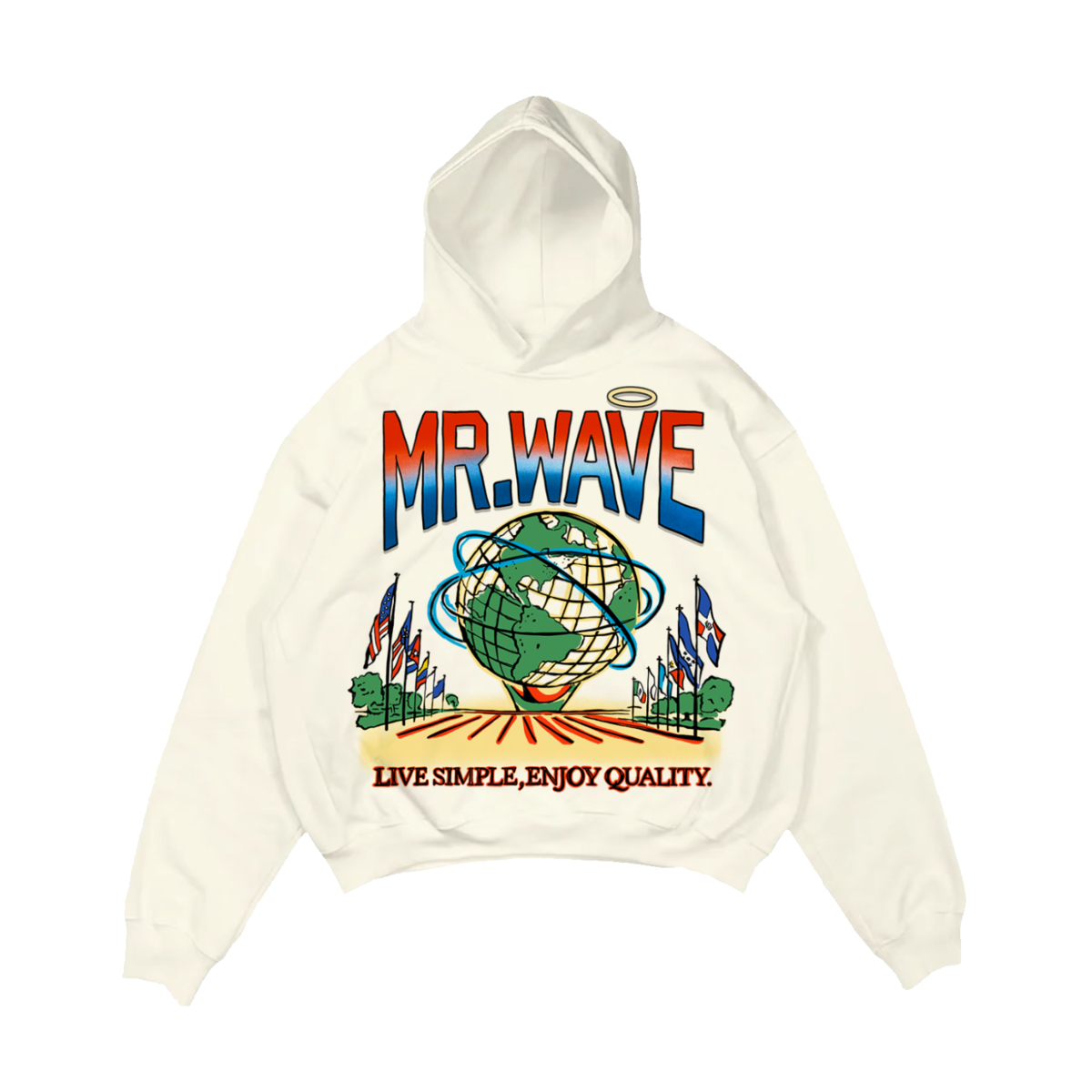 MR.WAVE The Meadows Hoodie (cream)