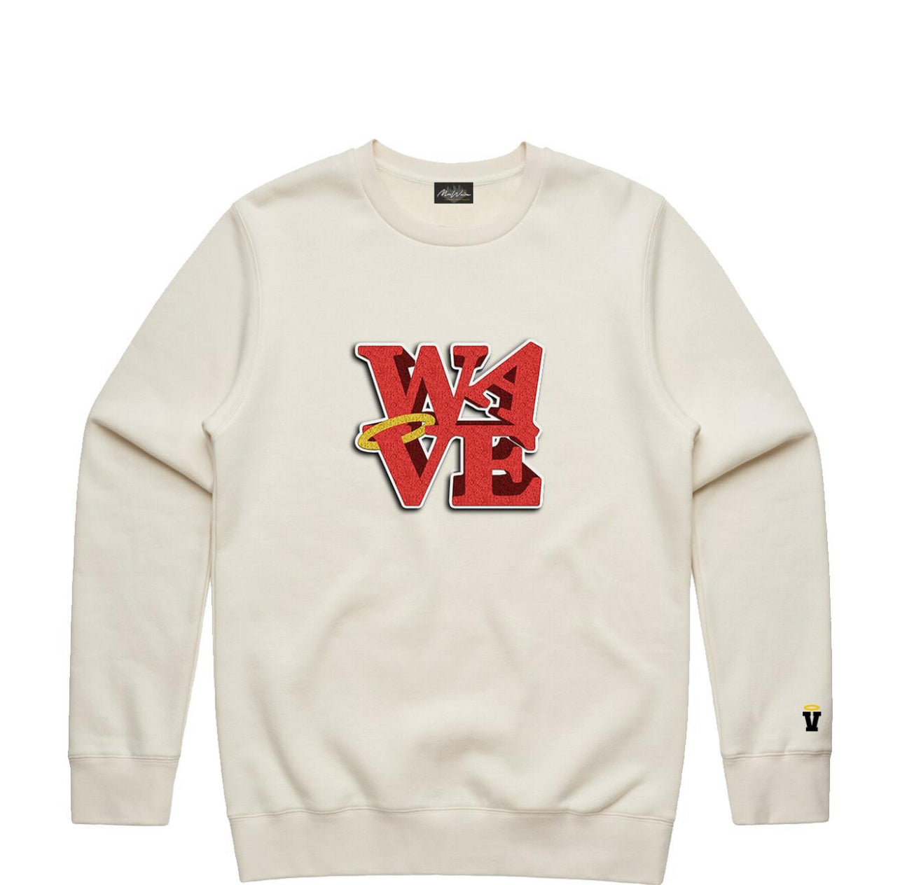 MR.WAVE LOVE WAVE (CREW NECK 2 OFF WHITE)
