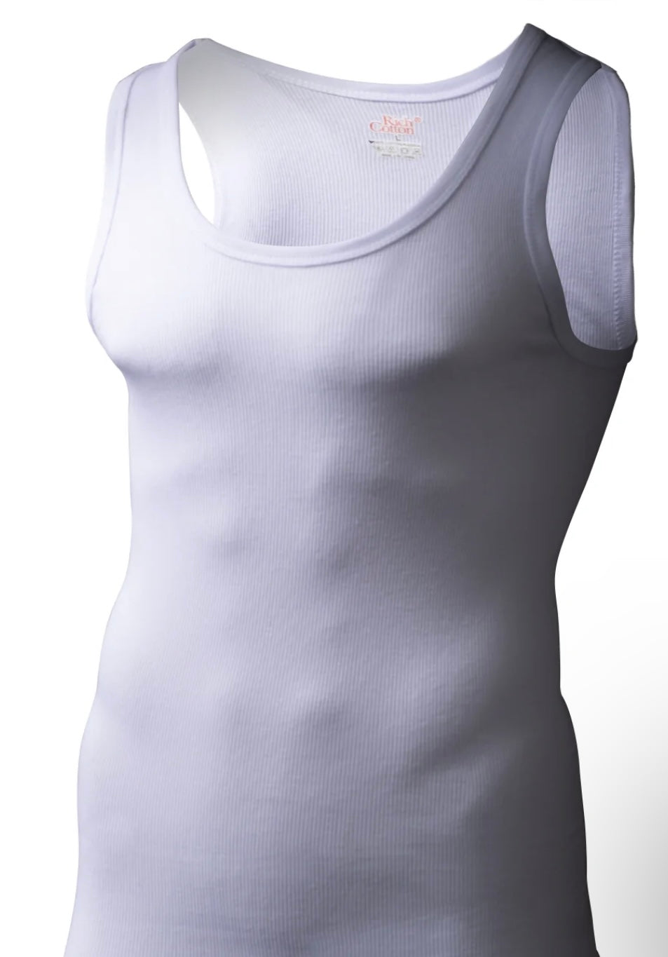Rich Cotton WHITE TANK TOP 2PK