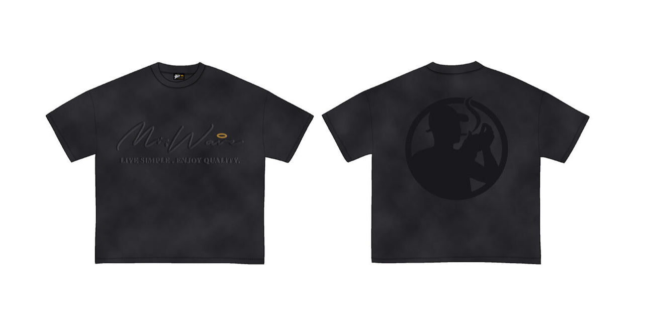 MR.WAVE Embossed T-Shirt