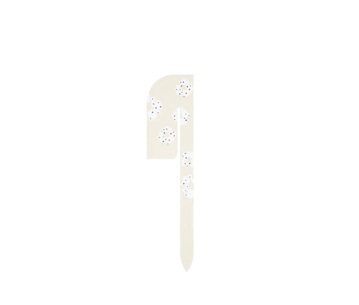 Denim Tears Rhinestone Cotton Wreath Durag Oatmeal