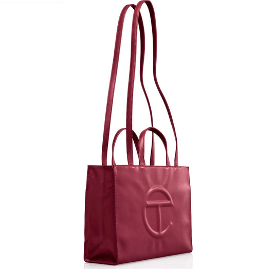 TELFAR Smedium Shopping Bag | Oxblood