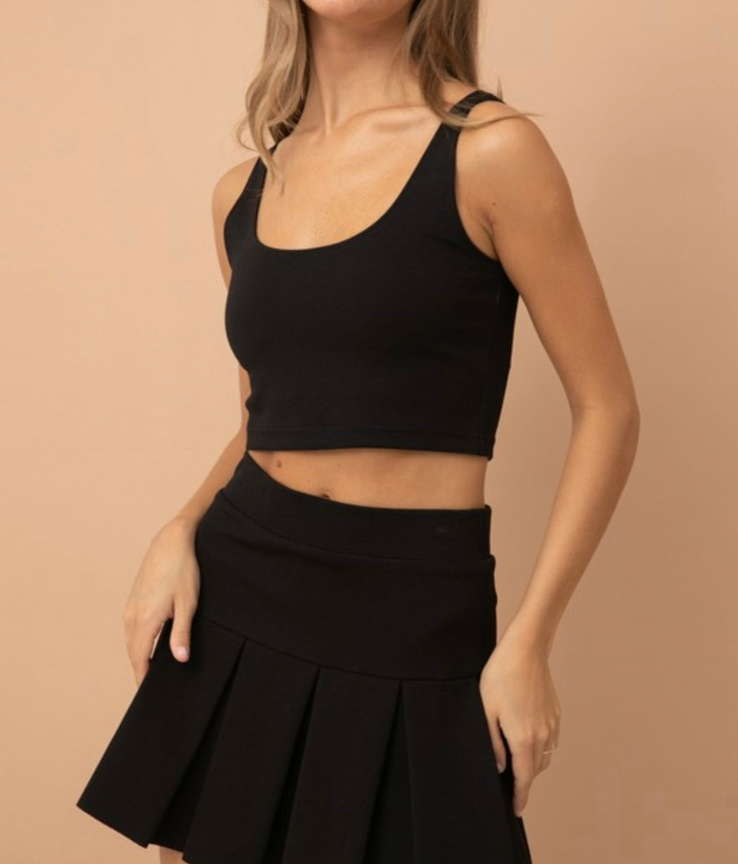 Vogue WOMEN’S PONTE TENNIS SET BLACK