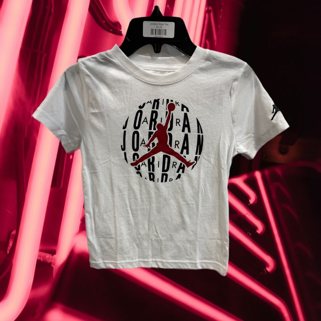 JORDAN BOYS WHITE AIR TEE