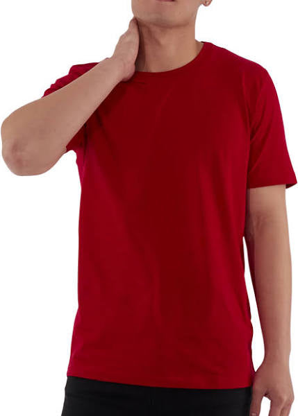 RICH COTTON RED STRETCH SLIM T-SHIRT