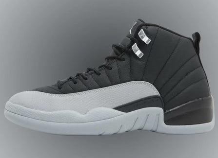 Jordan 12 “Barons” Black Wolf Grey