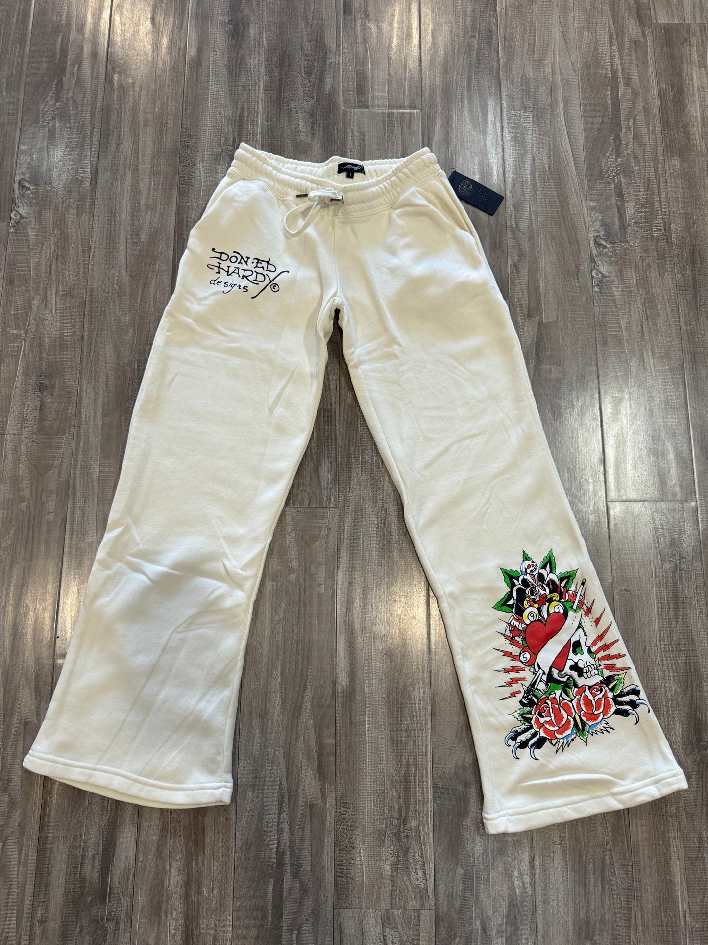 ED HARDY PANTS (white)