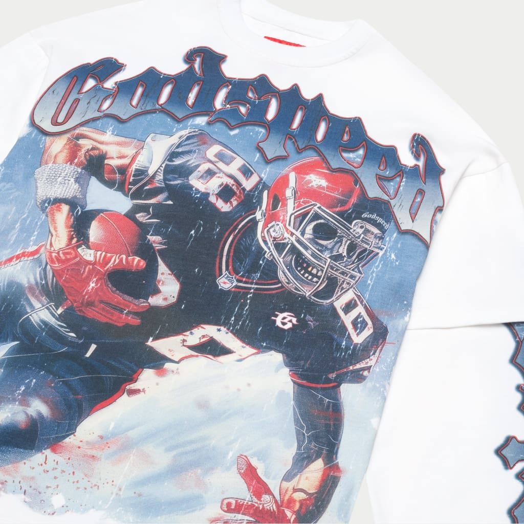GODSPEED Endzone Dual Layered T-Shirt (white)