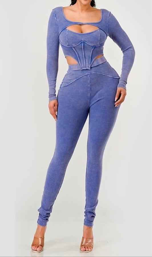 Vogue WOMEN’S Purple Legging Set