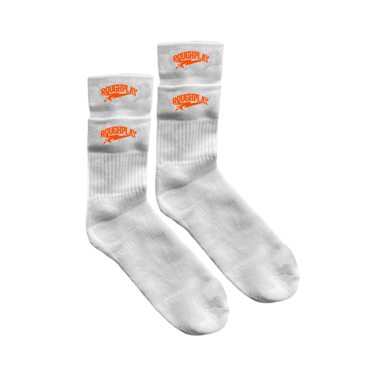 ROUGHPLAY WHITE/ORANGE SOCKS
