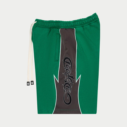 GODSPEED NYC HALFTIME SHORTS (GREEN/GRAPHITE)