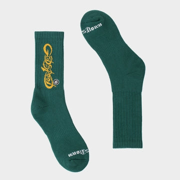 Godspeed New Age Logo Sock (Green/Yellow)