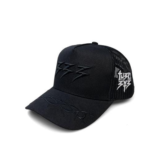 333 VISION ALL BLK CAP (ALLBLK 333 CAP)
