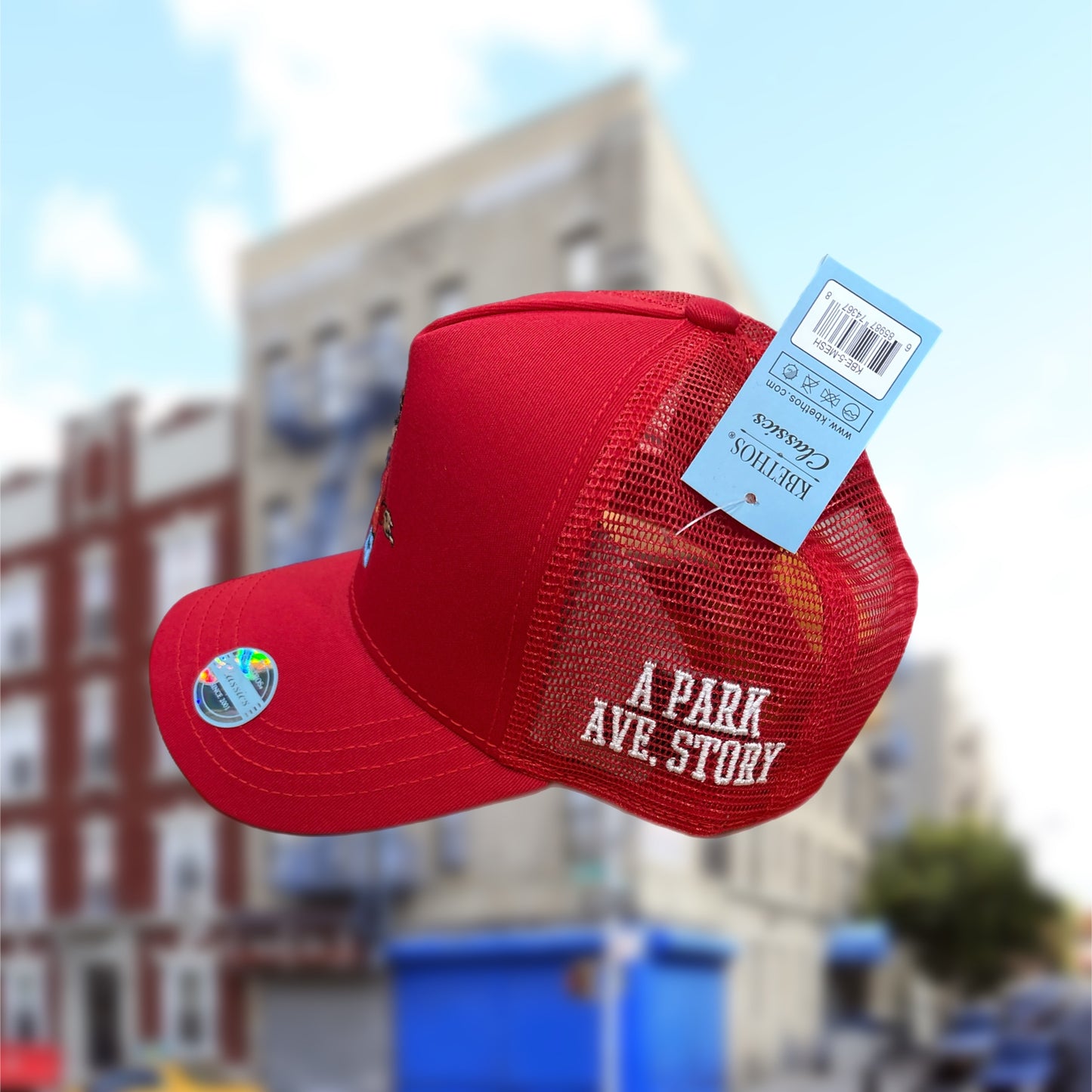 RICH BANKS RED TRUCKER HAT