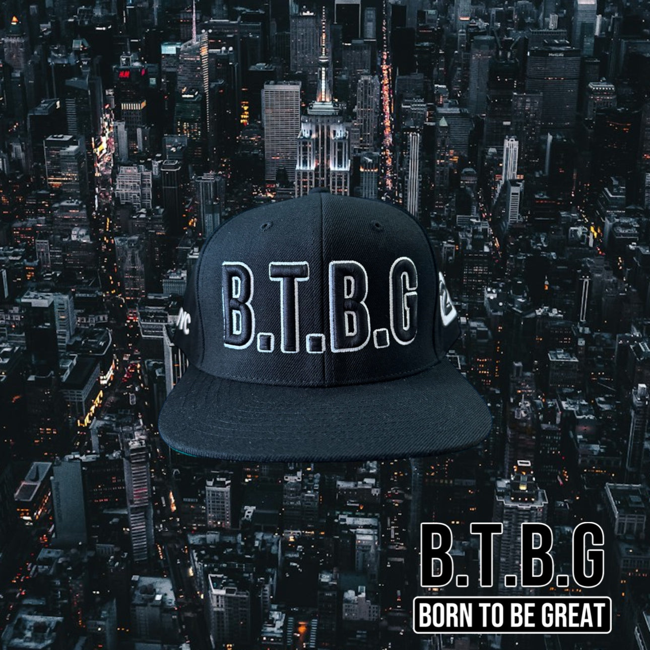 BTBG EMPIRE STATE "LOGO" BLACK SNAPBACK
