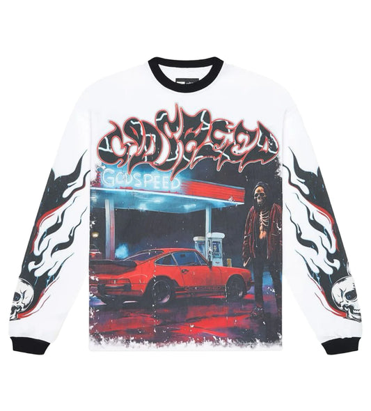 GODSPEED Pit Stop Thermal LS T-shirt (bone)