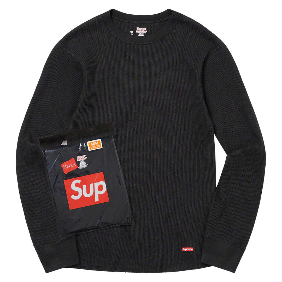 Supreme Black Thermal Tee